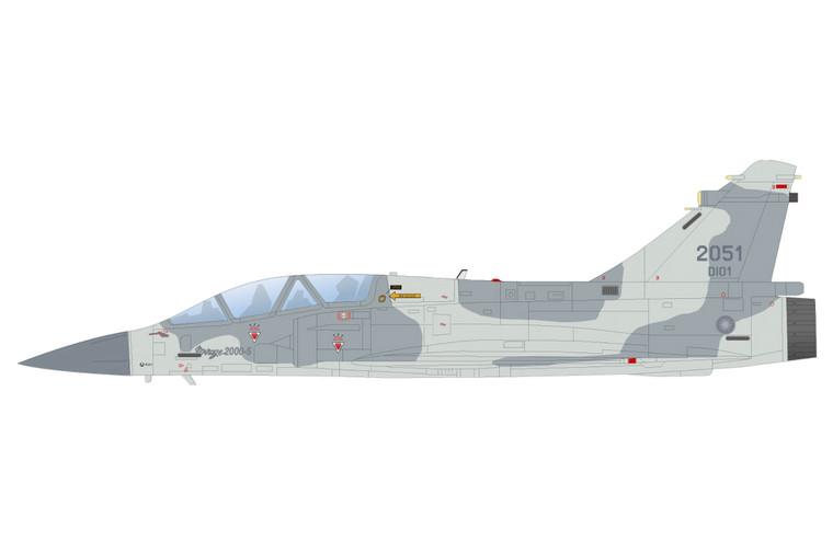 Hobby Master Mirage 2000-5DI 2051/DI01, 2nd TFW, ROCAF, 2014 HA1651 Scale 1:72
