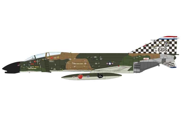Hobby Master F-4C Phantom II "Wiliam Tell" 63-7666, 57th FIS, USAF, Iceland, 1977 HA19082 Scale 1:72