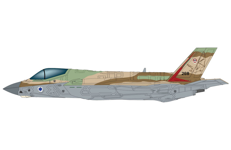 Hobby Master F-35I "Adir" 268, Tayeset 119 "Bat Squadron", IAF (fictitious scheme) HA4447 Scale 1:72