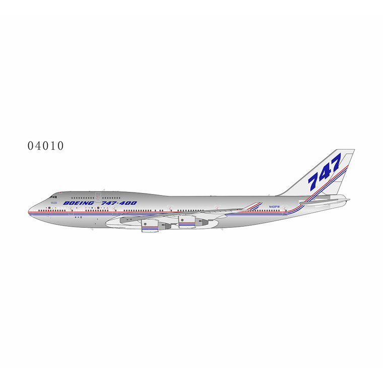 NG Model The Boeing Company Boeing 747-400 N401PW Boeing house colors 04010 Scale 1:400