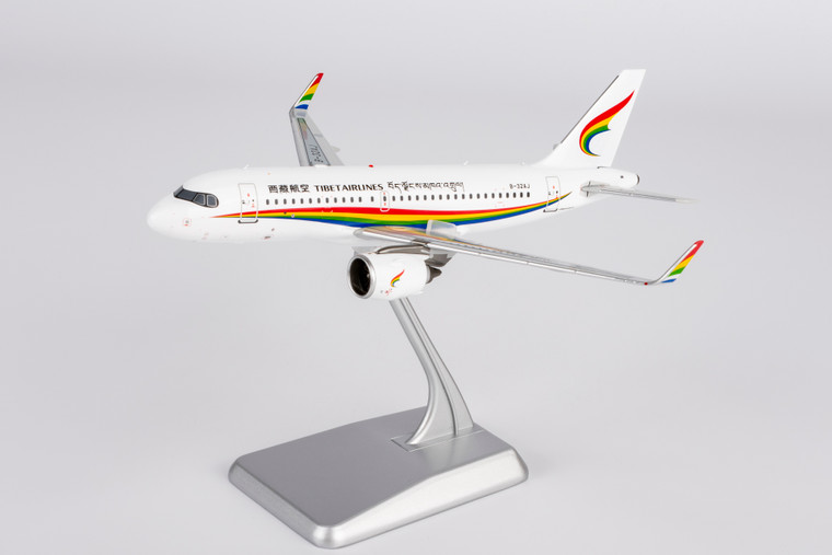 1/400 A319チベット航空EnchantingNyingchiB-1008 NG Model Tibet Airlines Airbus A319neo B-32AJ 24001 Scale 1:200