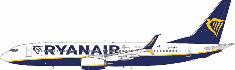 JFox Ryanair UK 737-8SS(WL) Reg: G-RUKN Visit Wroclaw JF-737-8-022 Scale 1:200