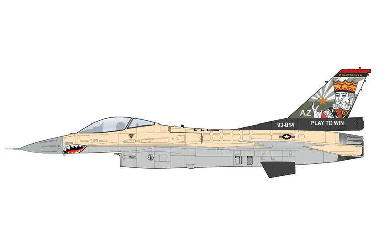 Hobby Master F-16V "Play to Win" 93-0814, 21st Sqn., Luke AFB, 2025 HA38070 Scale 1:72