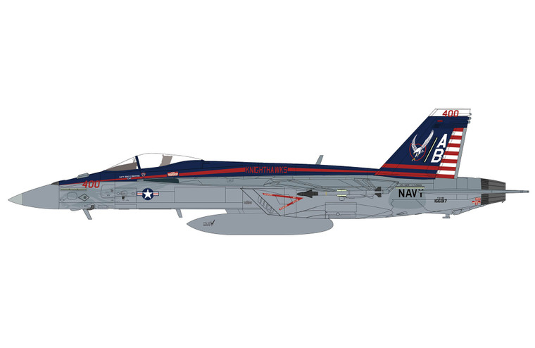 Hobby Master F/A-18E "Knighthawks" 166817, VFA-136, USS Trumman 2024 HA5143 Scale 1:72