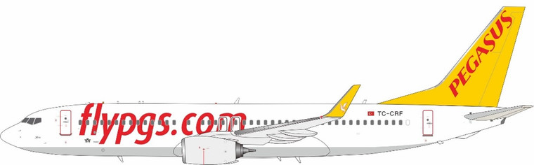 JFox Pegasus 737-800 Reg: TC-CRF JF-737-8-051 Scale 1:200
