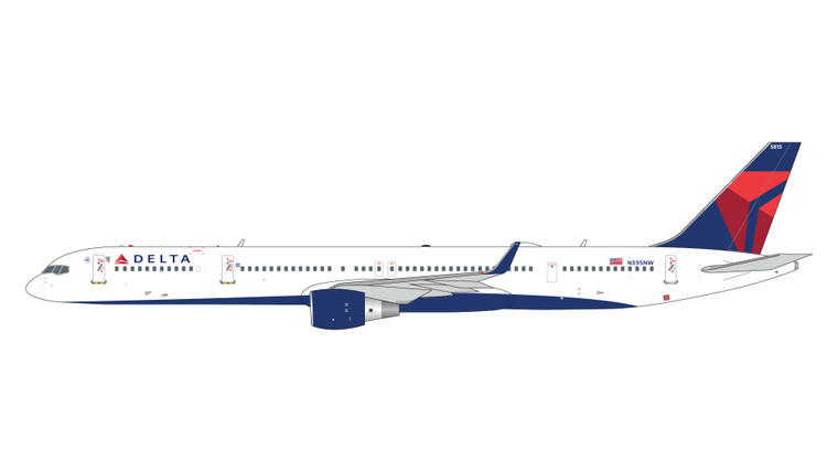 Delta　デルタ航空　52×46 Gemini Jets Delta Air Lines B757-300W N595NW GJDAL2362 Scale 1:400