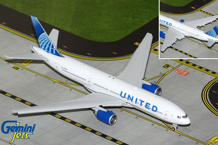 Gemini Jets United Airlines B777-200ER N798UA flaps down