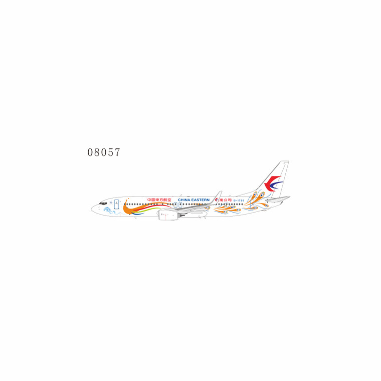 NG Models Standard China Eastern Airlines 737-800/w Reg: B-1789 orange peacock livery 08057 Scale 1:200