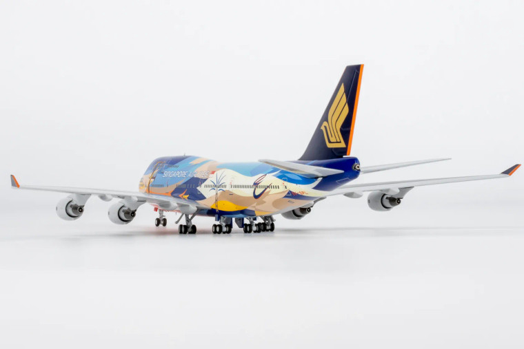 NG Models Singapore Airlines 747-400 Reg: 9V-SPL Tropical livery