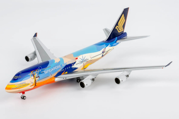 NG Models Singapore Airlines 747-400 Reg: 9V-SPL Tropical livery