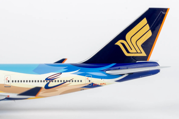 NG Models Singapore Airlines 747-400 Reg: 9V-SPL Tropical livery