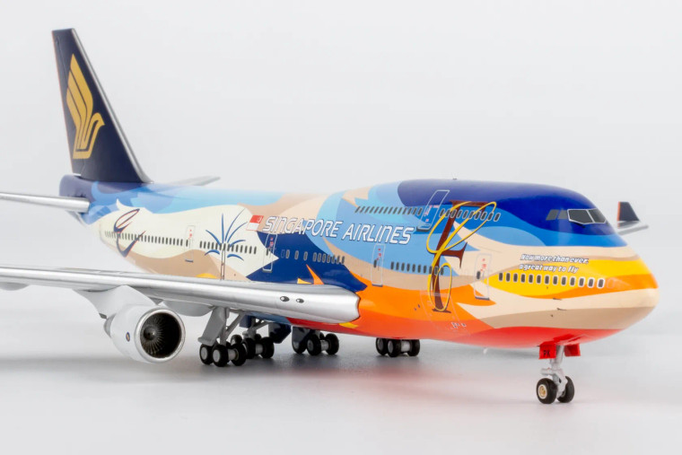 NG Models Singapore Airlines 747-400 Reg: 9V-SPK Tropical livery