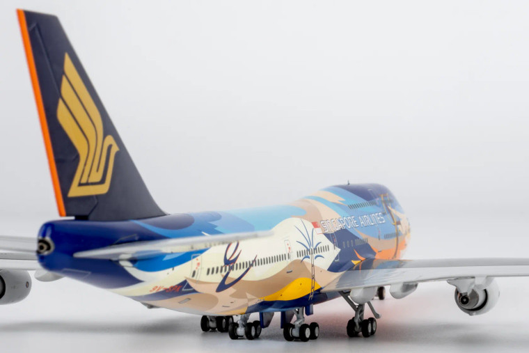 NG Models Singapore Airlines 747-400 Reg: 9V-SPK Tropical livery