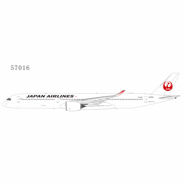 NG Models Japan Airlines (JAL) A350-1000 Reg: JA04WJ 57016 Scale 1:400