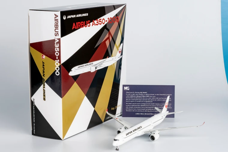 NG Model JAL A350-1000 JA03WJ 日本航空 1:400 NG Models Japan Airlines (JAL) A350-1000 Reg: JA04WJ 57016 Scale 1:400