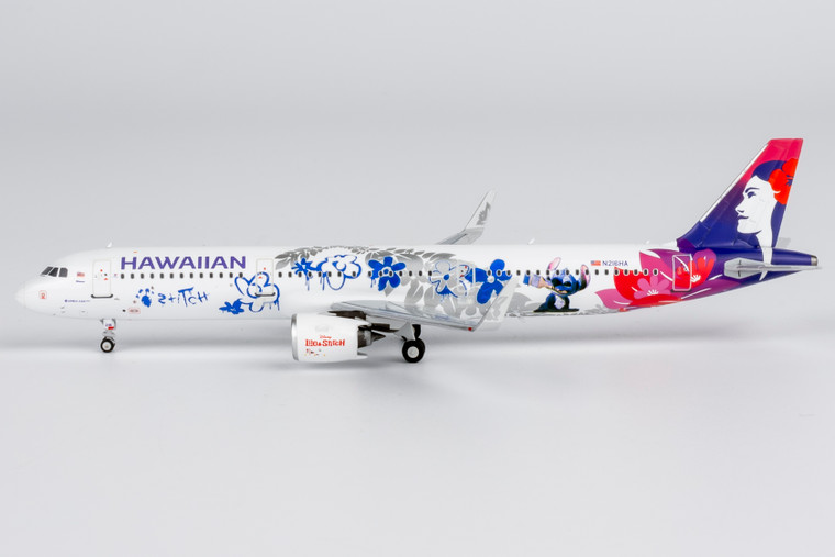 NG Models Standard Hawaiian Airlines A321neo Reg: N216HA Disney’s Lilo & Stitch 13134 Scale 1:400