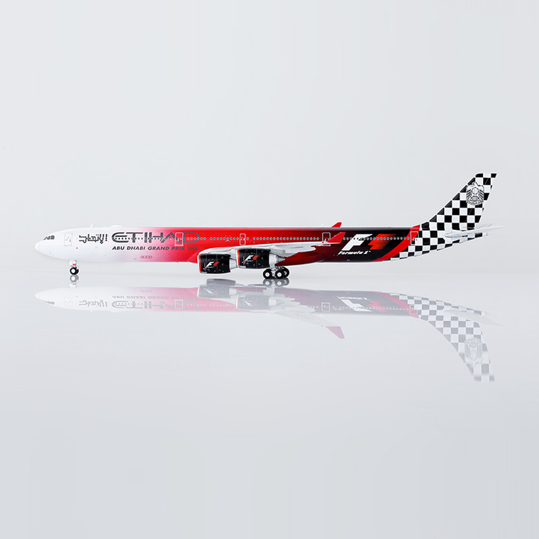 HX Models Etihad Airways A340-642 A6-EHJ "Abu Dhabi GP 2013" Standard Version HY346099 1:400