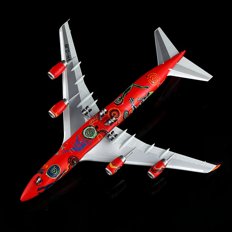 1/400 ブリティッシュ航空　Ｂ７４７－４００　ＷＵＮＡＬＡ～　訳有り品 HX Models Qantas B747-400 