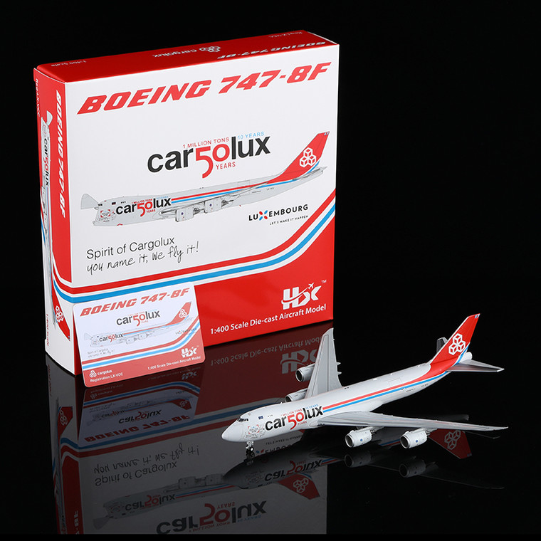 HX Models Cargolux Boeing 747-8F LX-VCC B632001 1:400