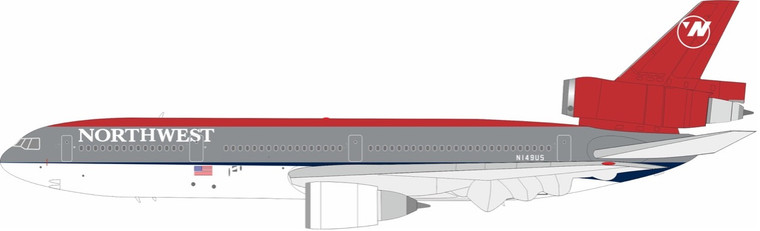 ノースウエスト航空 DC-10-40 1/200 B-models B-Models Northwest Airlines DC10-40 N149US With Stand B-103-NW-211