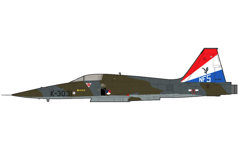 Hobby Master NF-5A "RNLAF Demo Jet" K-3031, RNLAF, Meeting Aerien Cambrai 1978 HA33012 Scale 1:72