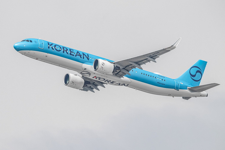 Phoenix Model Korean Air A321neo HL8509 04668 Scale 1:400