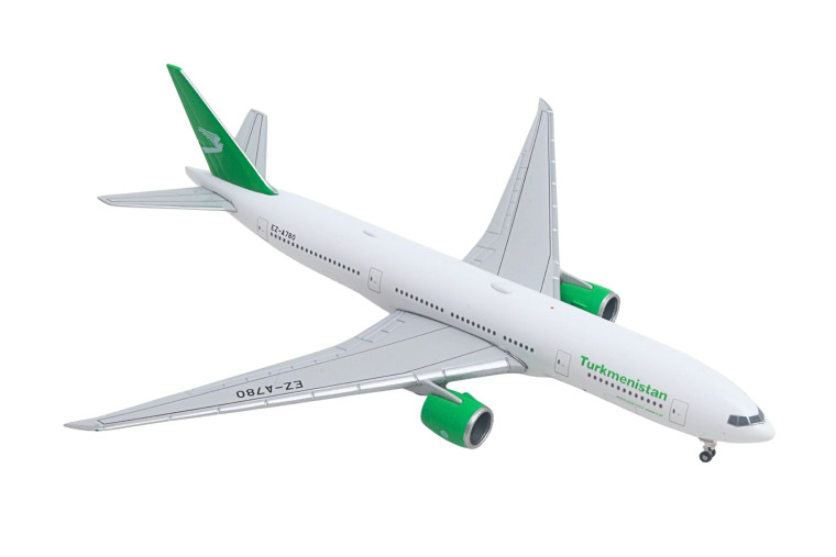 Herpa Wings Turkmenistan Boeing 777-200LR Reg: EZ-A780 HE538558 Scale 1:500