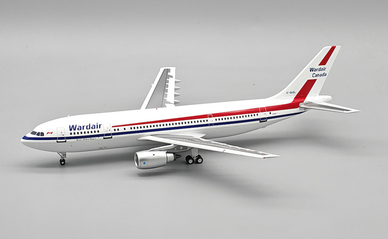 InFlight200 Wardair Canada Airbus A300B4-203 C-GIZL with stand IF300WD0225 Scale 1:200