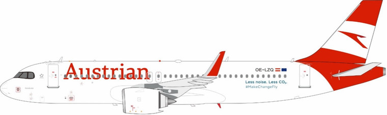 JFox Austrian Airlines A320-271N OE-LZQ JF-A320-065 Scale 1:200