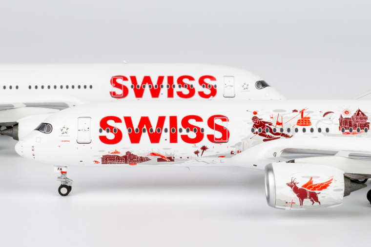 スイスインターナショナルエアラインズ A350-900 HB-IFA 1/400 NG Models Swiss A350-900 Reg: HB-IFA Wanderlust ULTIMATE with