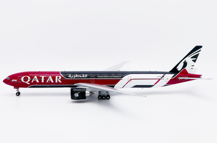 JC Wings Qatar Airways Boeing 777-300ER "Formula 1" Reg: A7-BEG With Stand XX20874 Scale 1:200