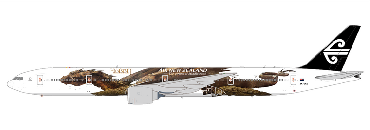 JC Wings Air New Zealand Boeing 777-300ER "Desolation of Smaug" Reg: ZK-OKO With Antenna XX40621 Scale1:400