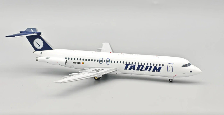 InFlight200 Tarom BAC 111-525FT One-Eleven YR-BCI with stand IF111RO0325 Scale 1:200