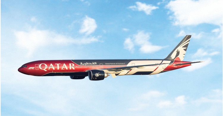 Phoenix Model Qatar Airways B777-300ER A7-BEG "F1" 04681 Scale 1:400