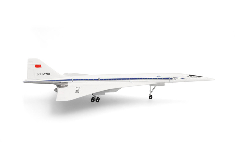 Herpa Aeroflot Tupolev TU-144D "Technik-Museum Sinsheim" Reg: CCCP-77112 HE562867 Scale 1:400