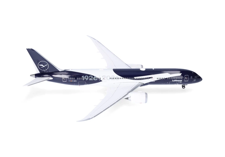 Herpa Lufthansa Boeing 787-9 "100 Jahre, Berlin" Reg: D-ABPU HE573986 Scale 1:200