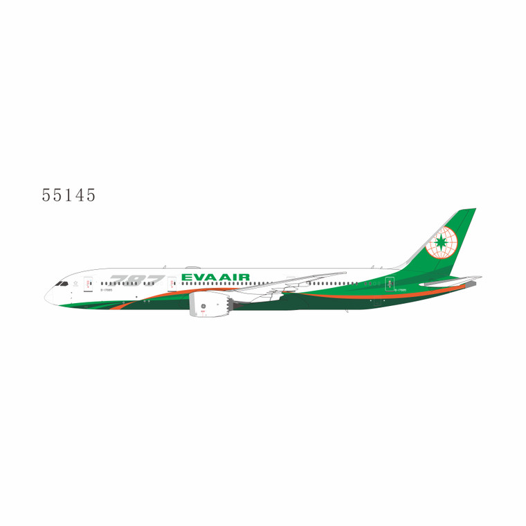 NG Models Eva Airways 787-9 Dreamliner Reg: B-17885 55145 Scale 1:400