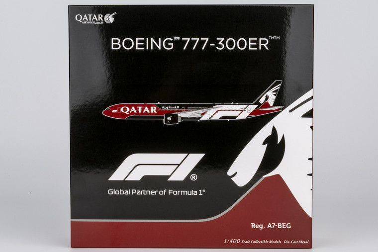 NG Models Qatar Airways 777-300ER Reg: A7-BEG New Formula 1 livery NG Models Qatar Airways 777-300ER Reg: A7-BEG New Formula 1 livery