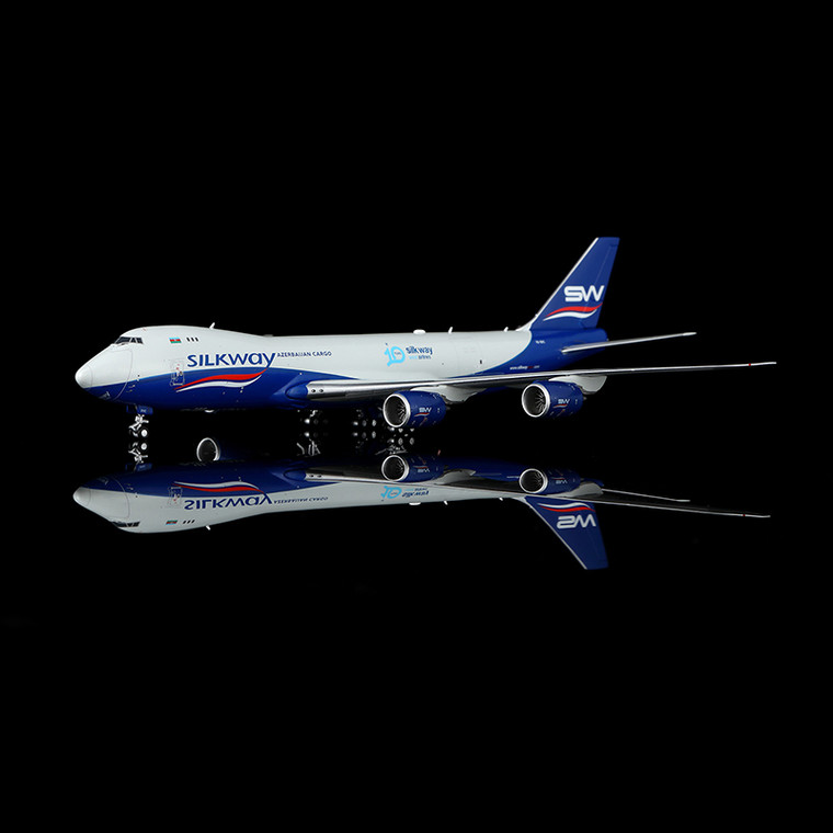 HX Models Silk Way West Airlines B747-8F VQ-BVC B632502 Scale 1:400
