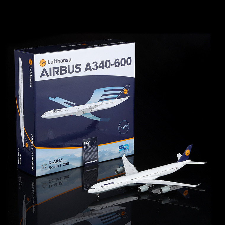 SQ Wings Lufthansa A340-600 D-AIHZ L2283 Scale 1:200