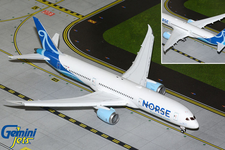 Gemini200 Norse Atlantic Airways UK B787-9 Reg: G-CKWS flaps down G2UBT1435F Scale 1:200