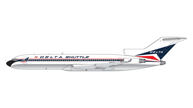 Gemini Jets Delta Shuttle B727-200/Adv. Reg: N413DA GJDAL2375 Scale 1:400
