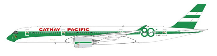 Aviation400 Cathay Pacific Airbus A350-900XWB "80th Anniversary" B-LRJ detachable gear WB4071 Scale 1:400