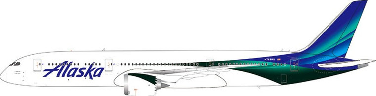 Aviation400 Alaska Airlines Boeing 787-9 Dreamliner N784HA detachable gear AV4398 Scale 1:400