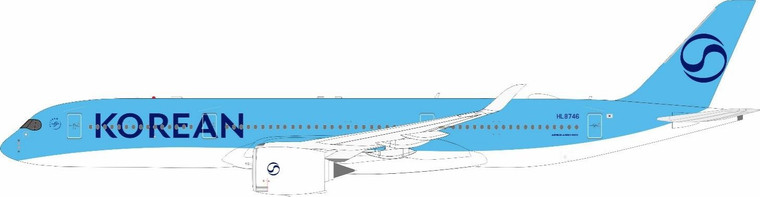 JFox Korean Air A350-900 HL8746 WB-A350-9-021 Scale 1:200