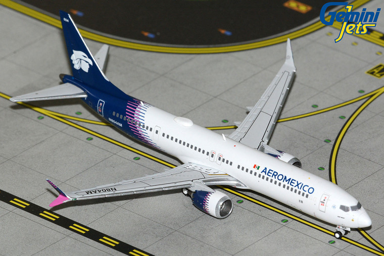 AeroMexico Boeing 737 MAX 9 Reg: N804AM GJAMX2416 Scale 1:400