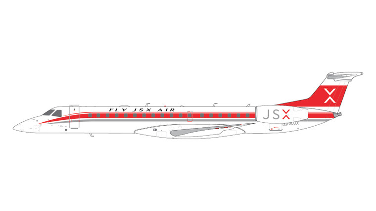 Gemini200 JSX Embraer ERJ-145 N960JX “Fly JSX Air” retro livery G2JSX1505 1:200