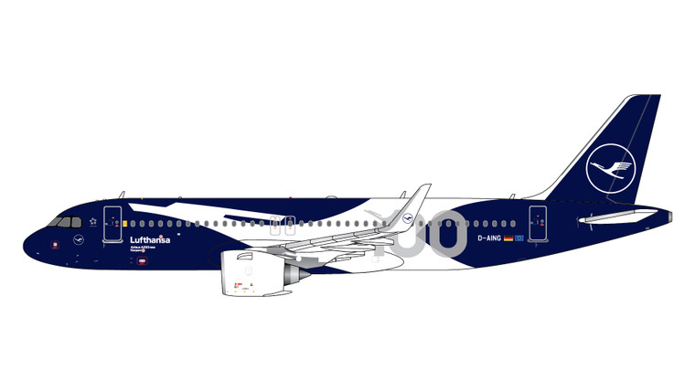 GeminiJets Lufthansa Airbus A320neo D-AING “100” livery GJDLH2413 1:400