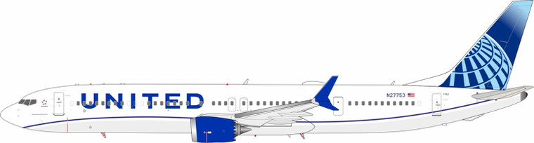 InFlight200 United Airlines Boeing 737-10 MAX N27753 NEW TOOLING IF73XUA0226 Scale 1:200