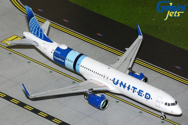 United Airlines Airbus A321neo Reg: N94750 G2UAL1523 Scale 1:200